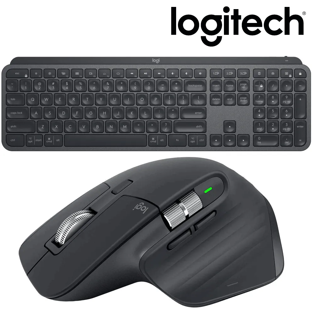 Logitech MX Keys   Master 3S Advanced Wireless Illuminated Keyboard Mouse Combo