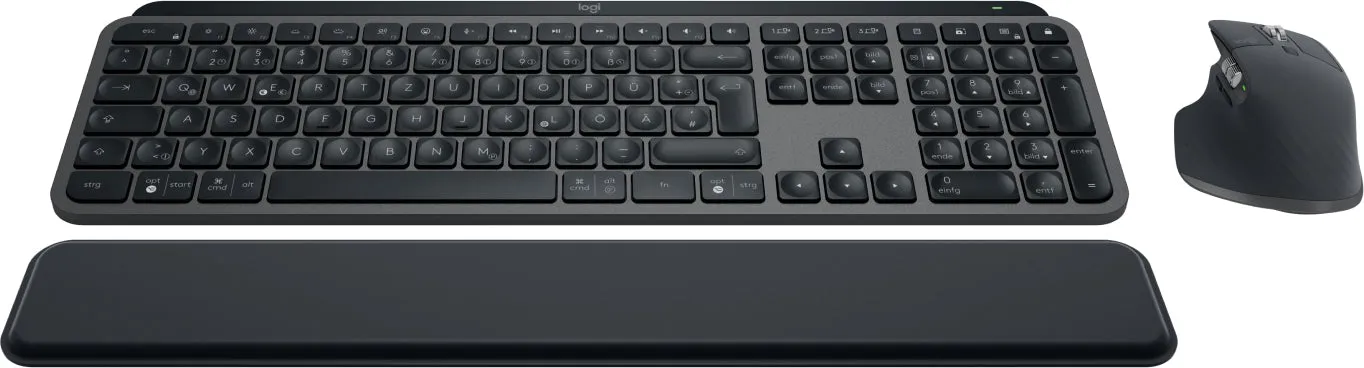 Logitech Mx Keys S Combo - Keyboard And Mouse Set - Qwertz - German - Graphite Input Device