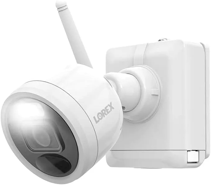 Lorex U424AA-E 2K 4.0-MP Add-on Outdoor Wi-Fi Battery Security Camera White