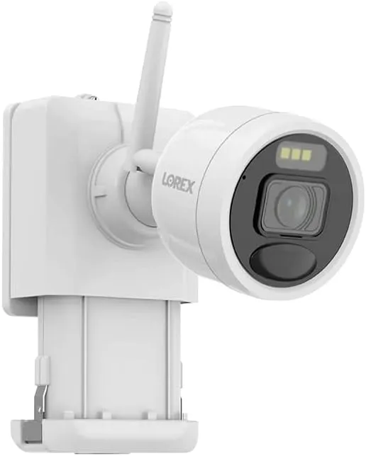 Lorex U424AA-E 2K 4.0-MP Add-on Outdoor Wi-Fi Battery Security Camera White