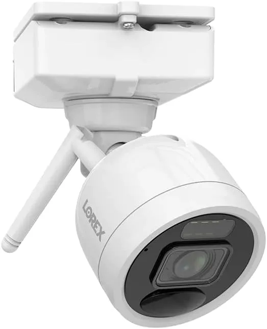 Lorex U424AA-E 2K 4.0-MP Add-on Outdoor Wi-Fi Battery Security Camera White