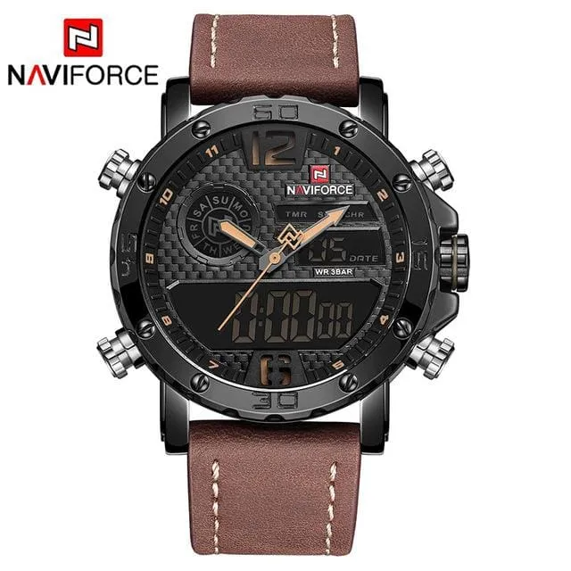 Luxury Brand Men Leather Sports Watches