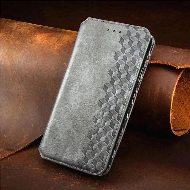 Luxury Leather Case For iPhone Plus Flip Wallet Card Slot Stand