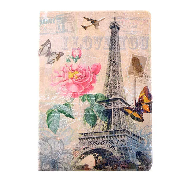 Luxury Stand Wallet Case for iPad air Cover Fashion Floral Print Pattern Leather Flip For iPad 5 Cover 9.7" Tablet PC Shell Capa