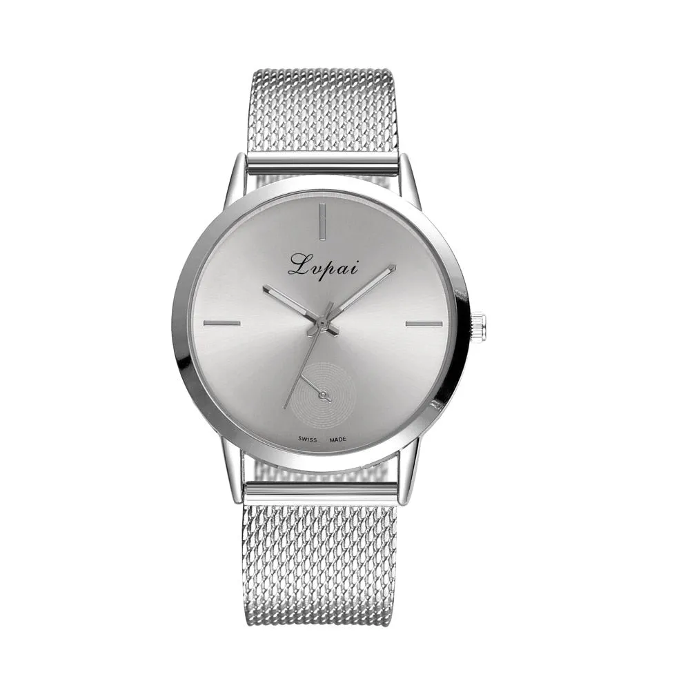 Lvpai Women's Casual  very charming for all occasions  Quartz Silicone strap Band Watch Analog Wrist Watch Women Clock reloj