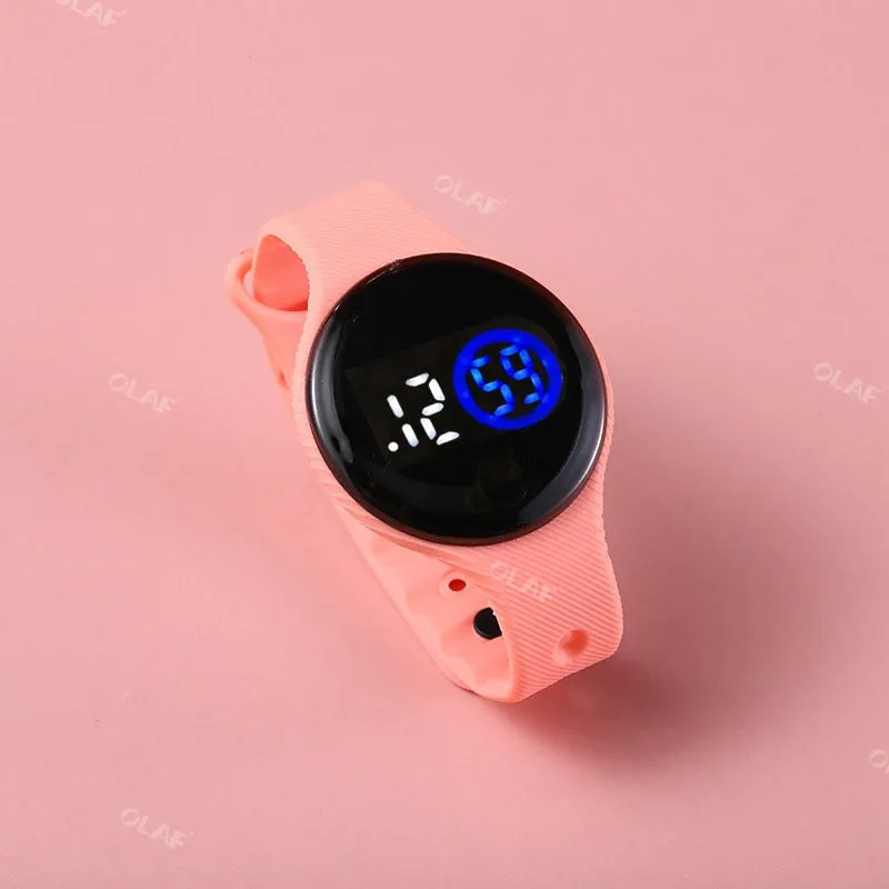 M3 Kids Digital Watches Adjustable Silicone Strap Waterproof Children's Watch Boys Sports Wrist Electronic Smart Watch For Kids