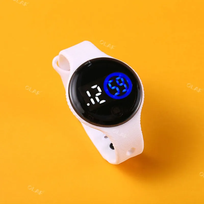 M3 Kids Digital Watches Adjustable Silicone Strap Waterproof Children's Watch Boys Sports Wrist Electronic Smart Watch For Kids