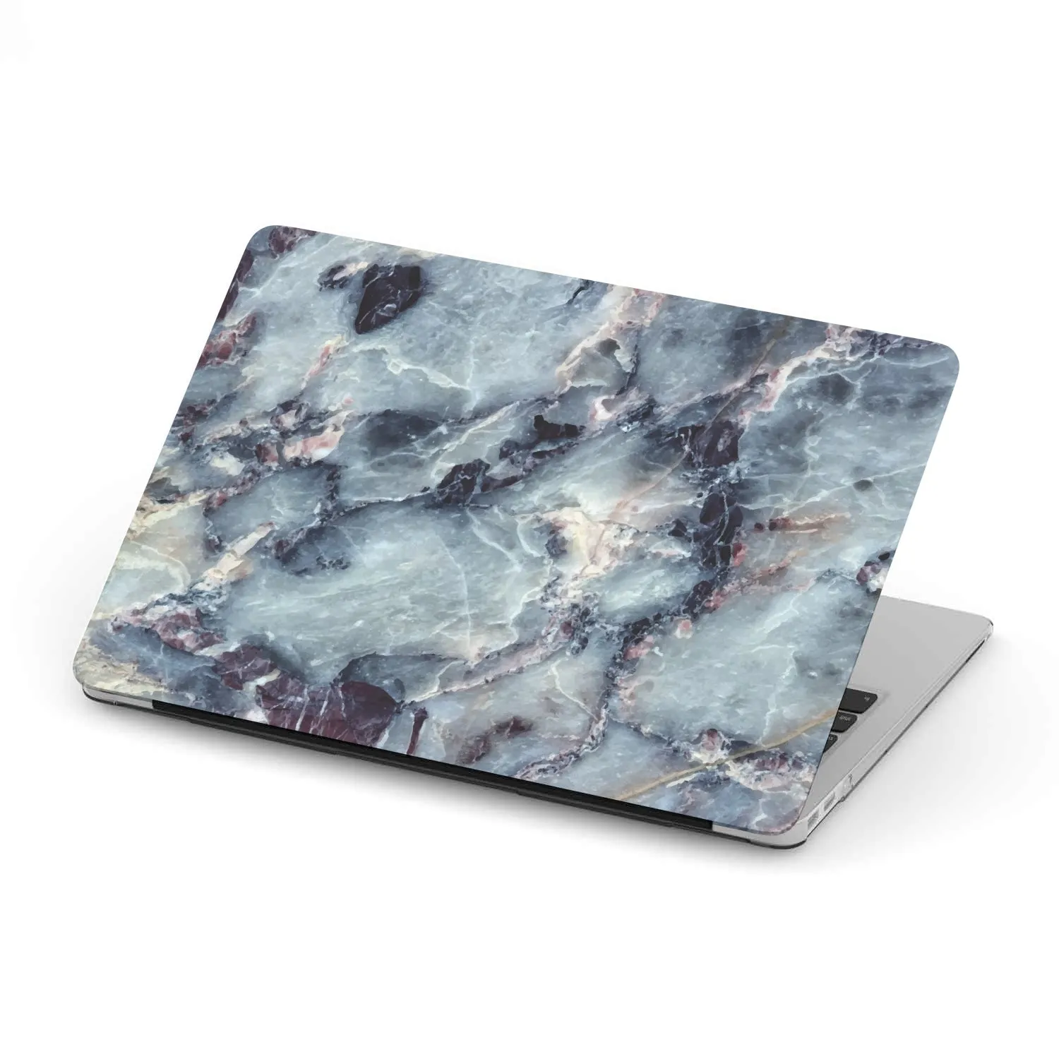 Macbook Hard Shell Case - Blue Grey Marble