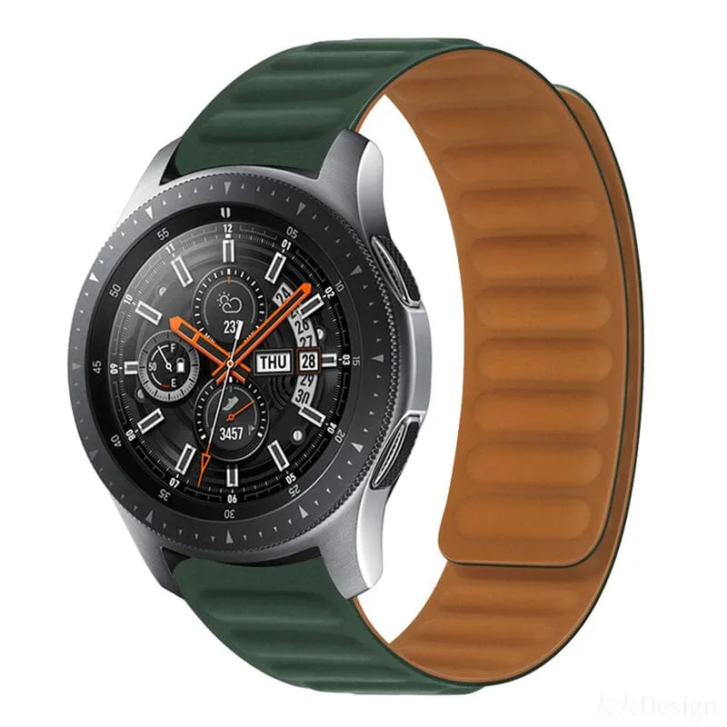 Magnetic Silicone Watch Straps Compatible with the Coros Pace 3