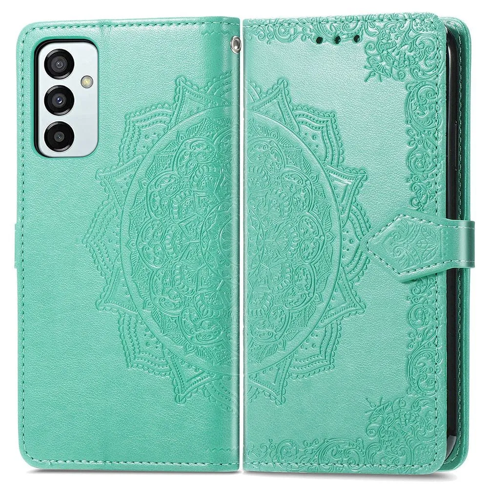 Mandala Samsung Galaxy M23 Flip case - Green