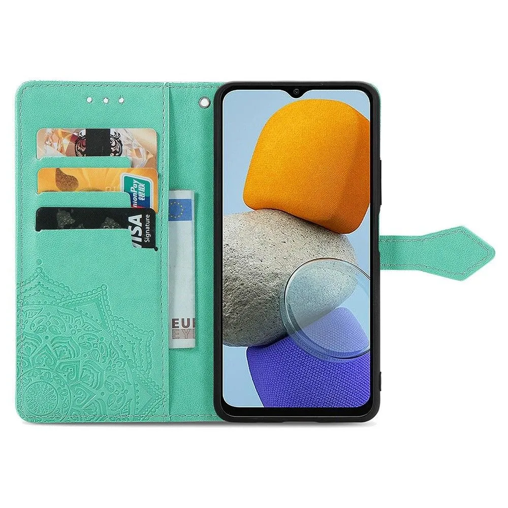 Mandala Samsung Galaxy M23 Flip case - Green