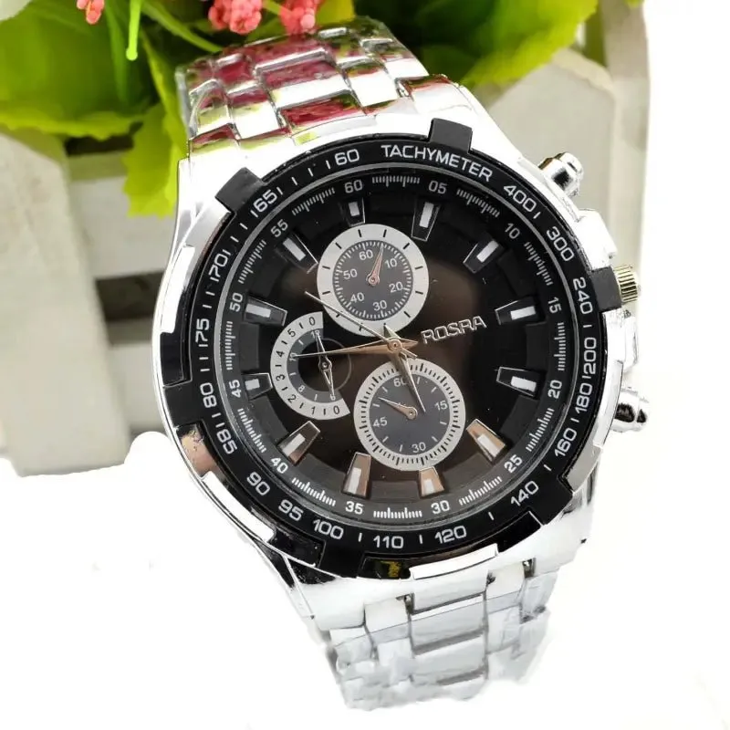 Men's & Women's Sports Quartz Watches | Stainless Steel Buckle, Alloy Strap