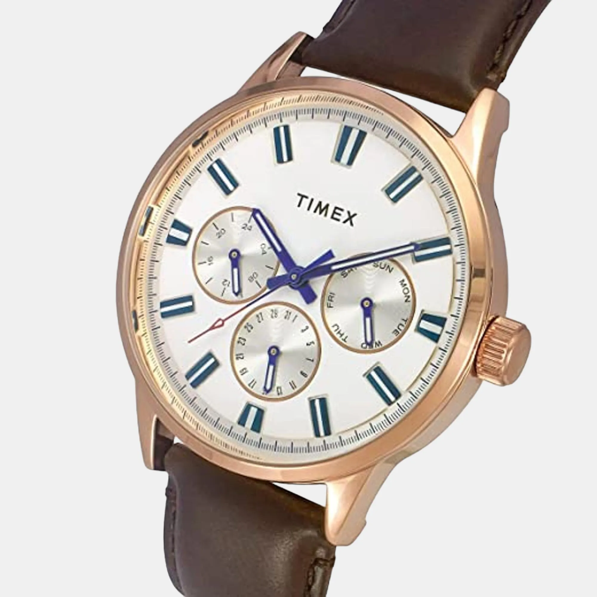 Men's Analog Leather Watch TWEG19908