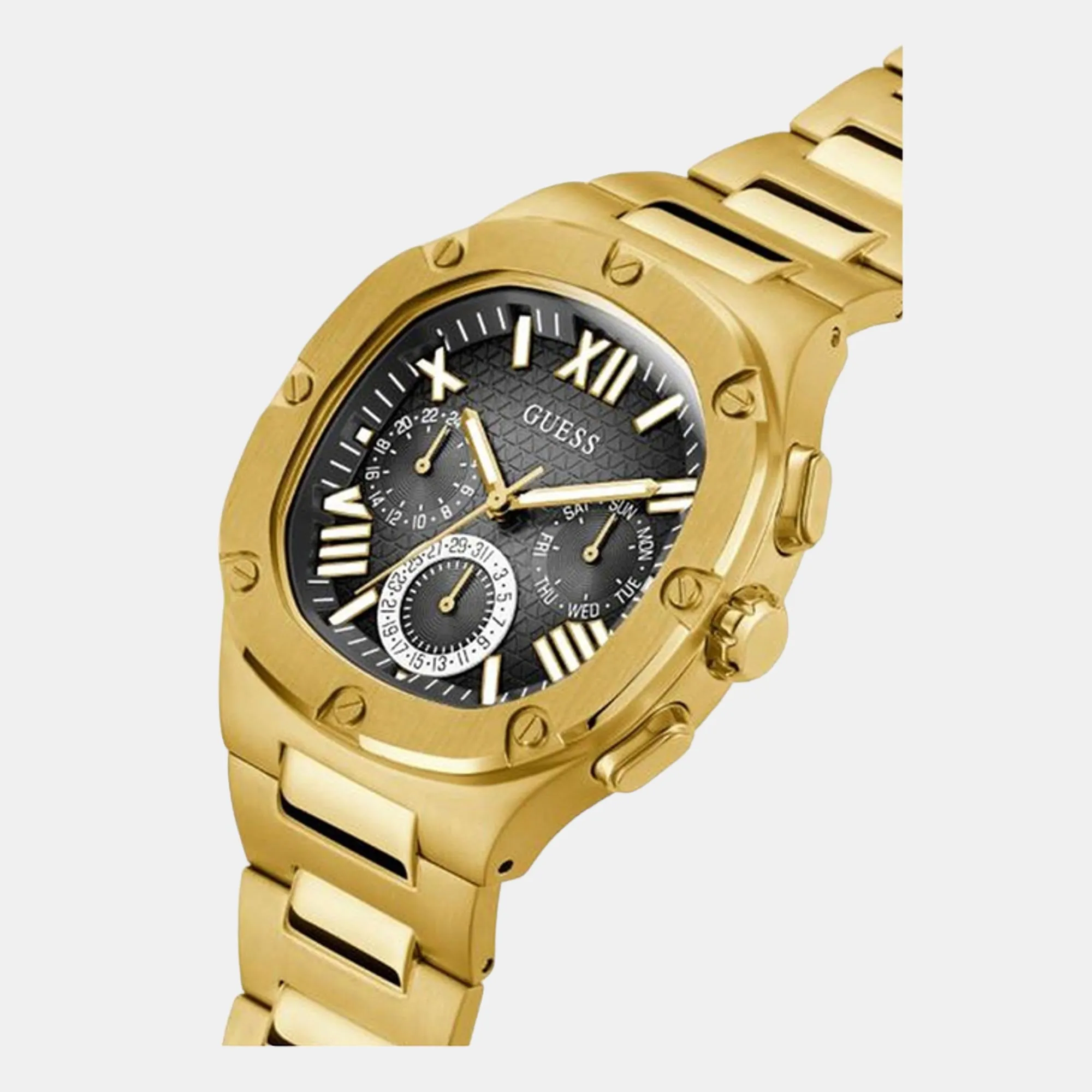 Men's Gold Multi-Function Stainless Steel Watch GW0572G2