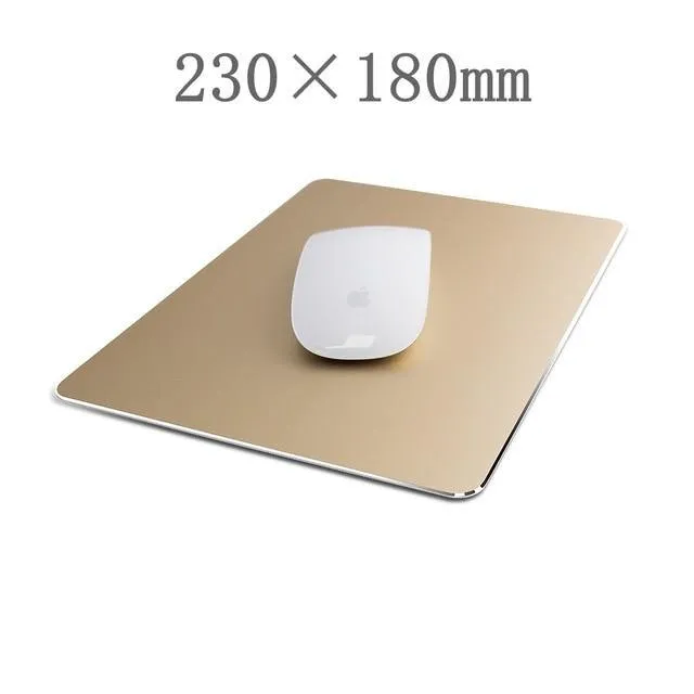 Metal Aluminium Mouse Pad Mat Waterproof Fast and Accurate Control