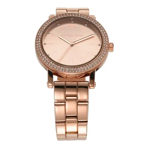 Michael Kors Analog Rose Gold Dial Women's Watch-MK7346