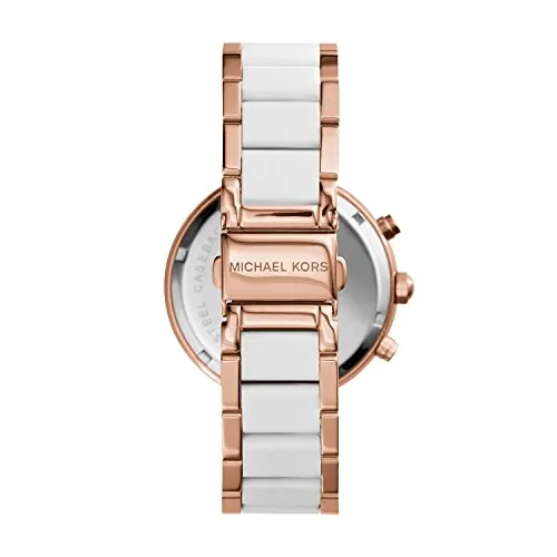 Michael Kors Women's Watch PARKER, 39 mm case size, Chronograph movement, Stainless Steel strap