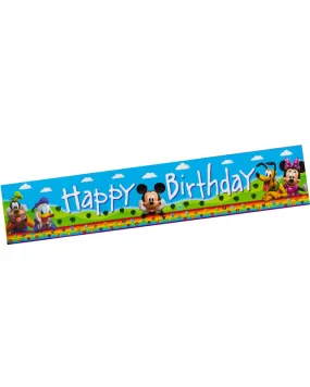 Mickey Mouse Clubhouse Plastic Banner