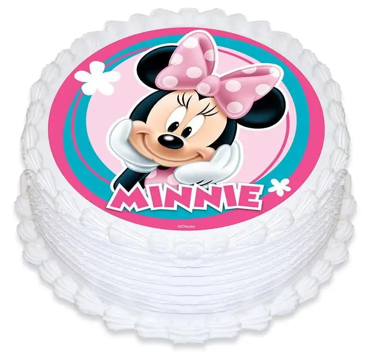 Minnie Mouse Edible Cake Image