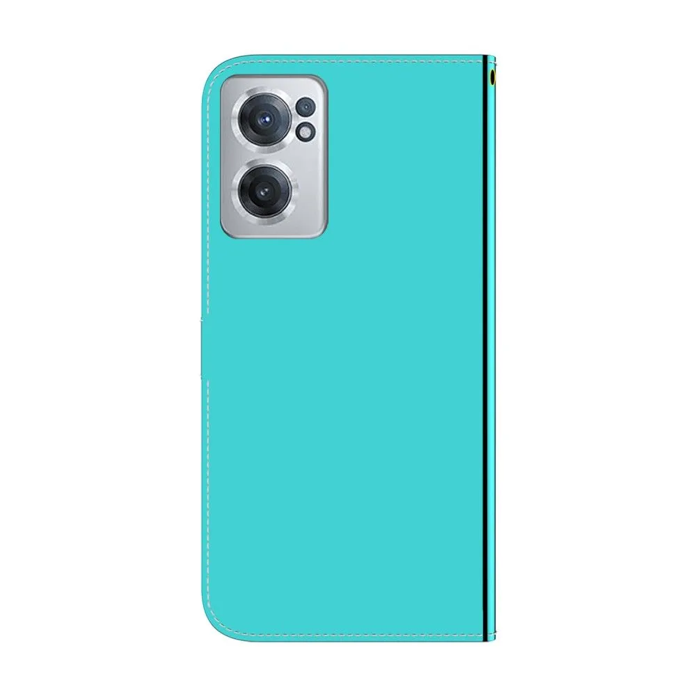 Mirror OnePlus Nord CE 2 5G flip case - Cyan