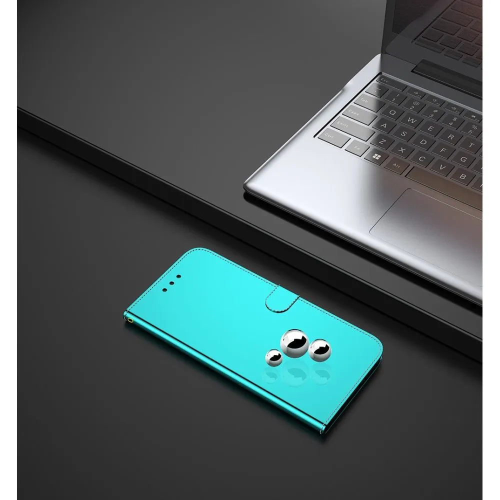 Mirror OnePlus Nord CE 2 5G flip case - Cyan