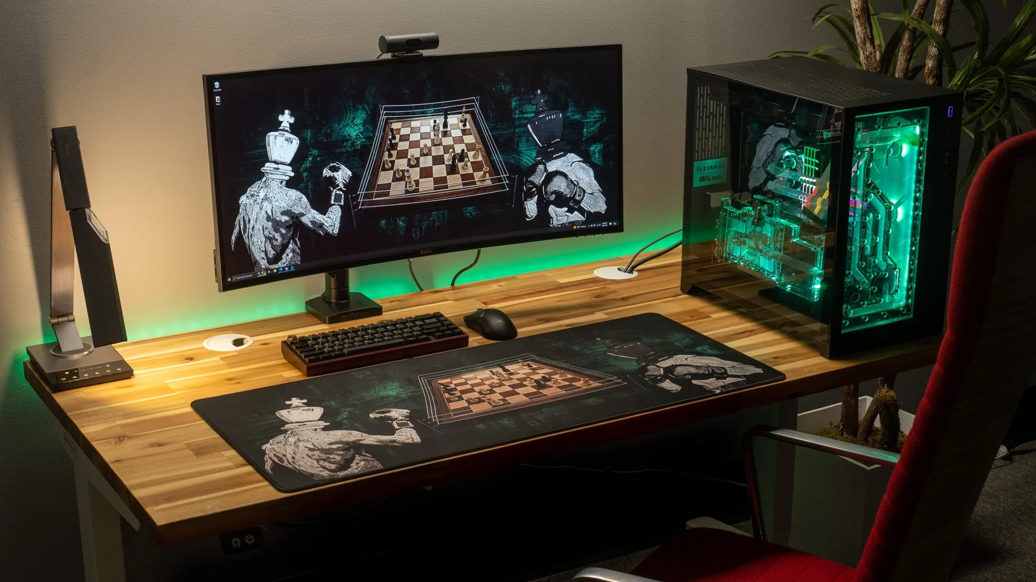 MovingwithMat "Chessboxing Champ" Limited Edition Content Creator Collaboration Gaming Deskmat Mouse Pad