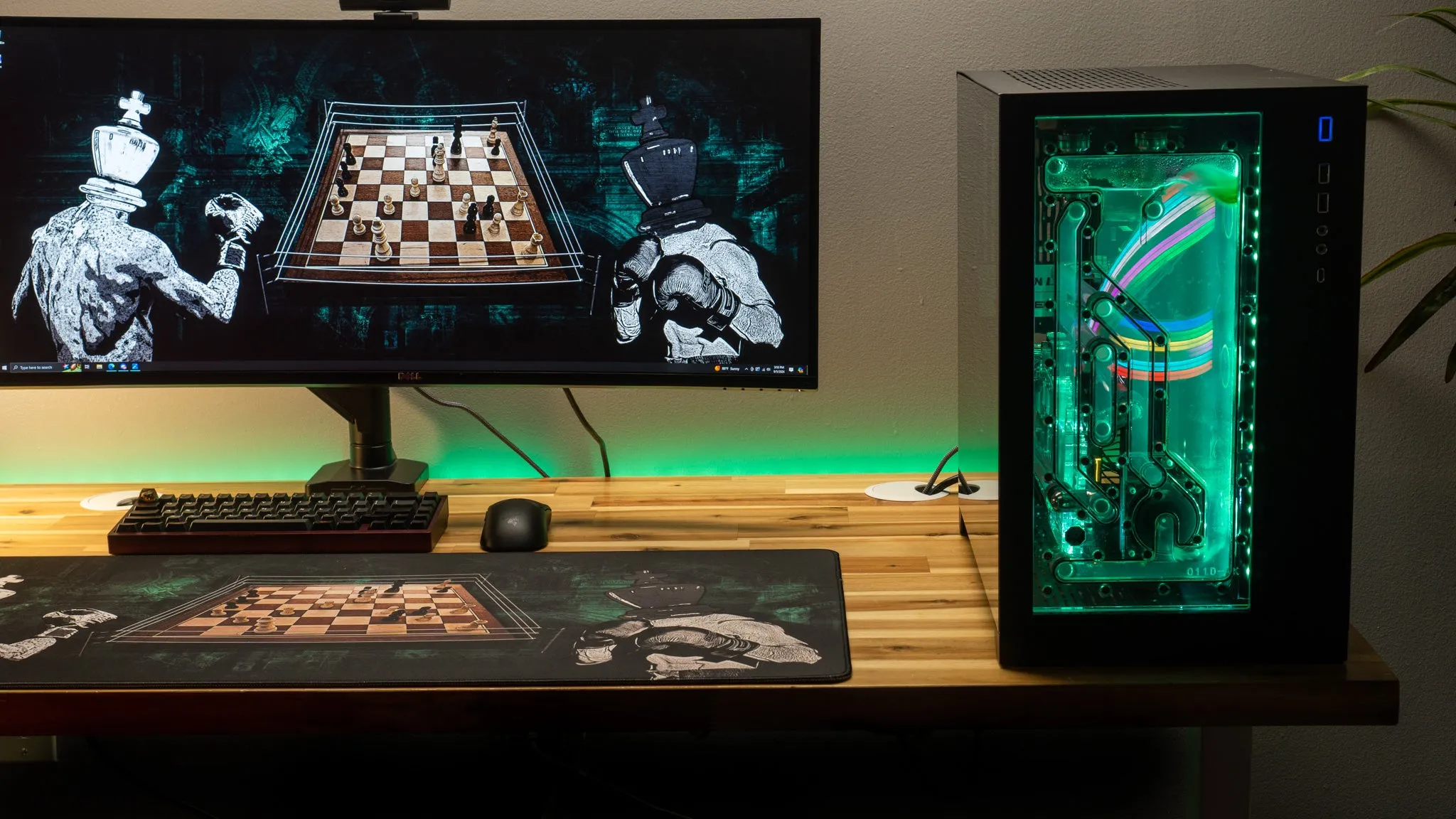 MovingwithMat "Chessboxing Champ" Limited Edition Content Creator Collaboration Gaming Deskmat Mouse Pad