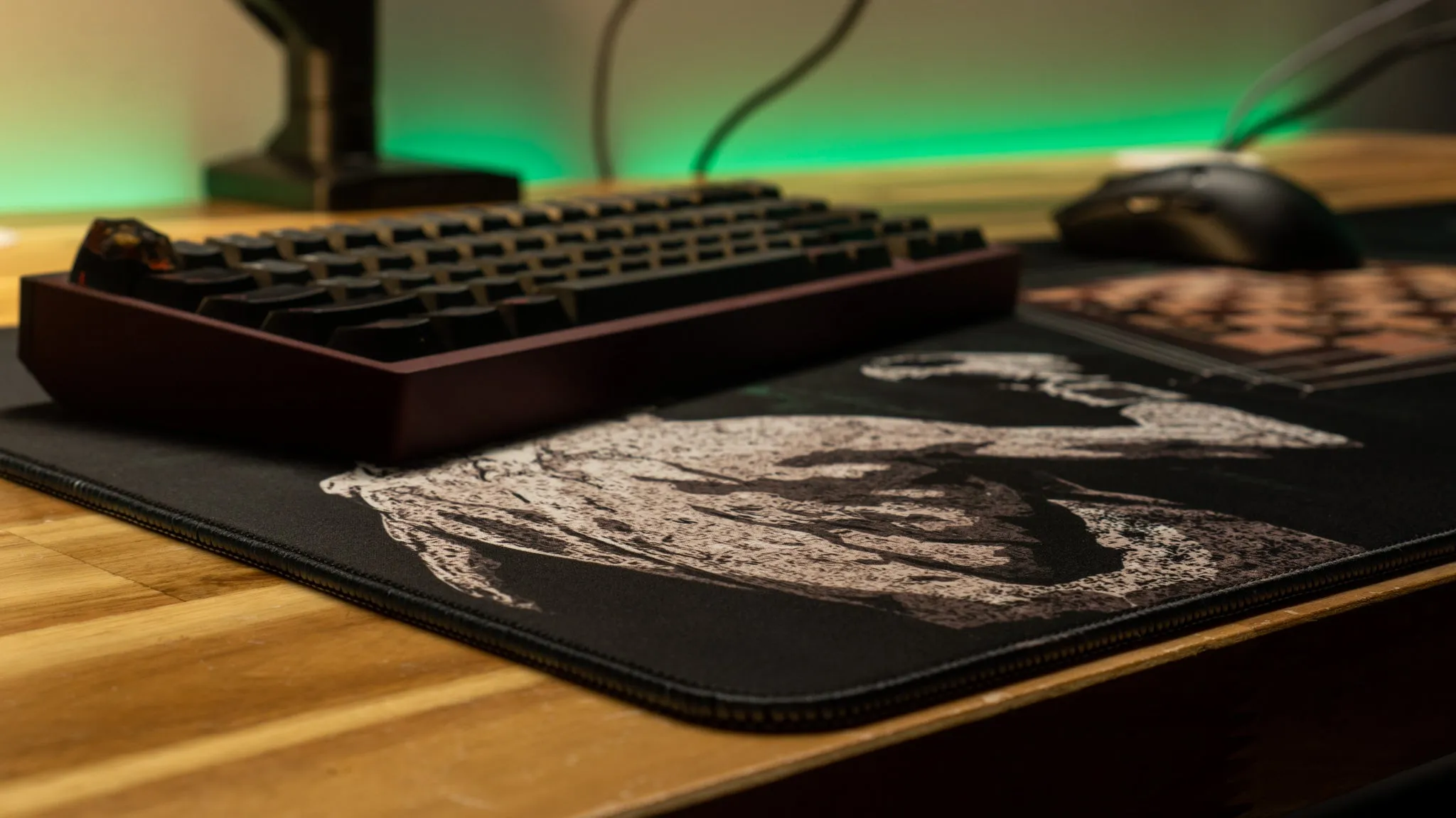 MovingwithMat "Chessboxing Champ" Limited Edition Content Creator Collaboration Gaming Deskmat Mouse Pad