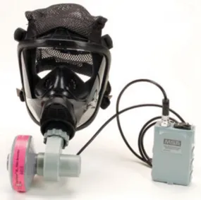 MSA Respirator Papr Assembly Mm2K-Mc Medium Advantage 4100 Hycar