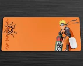 Naruto Orange Minimalist Gaming Mouse Pad