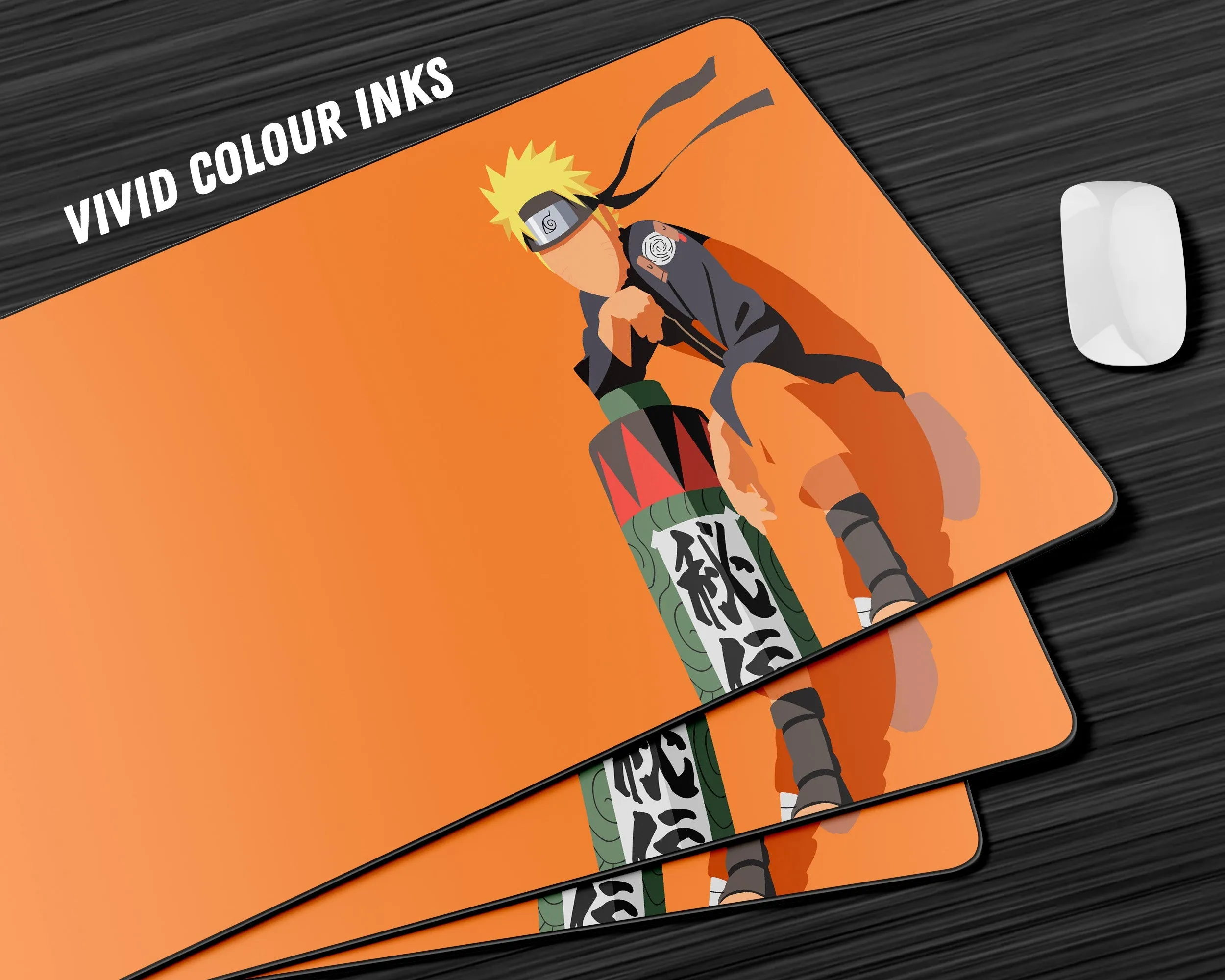 Naruto Orange Minimalist Gaming Mouse Pad