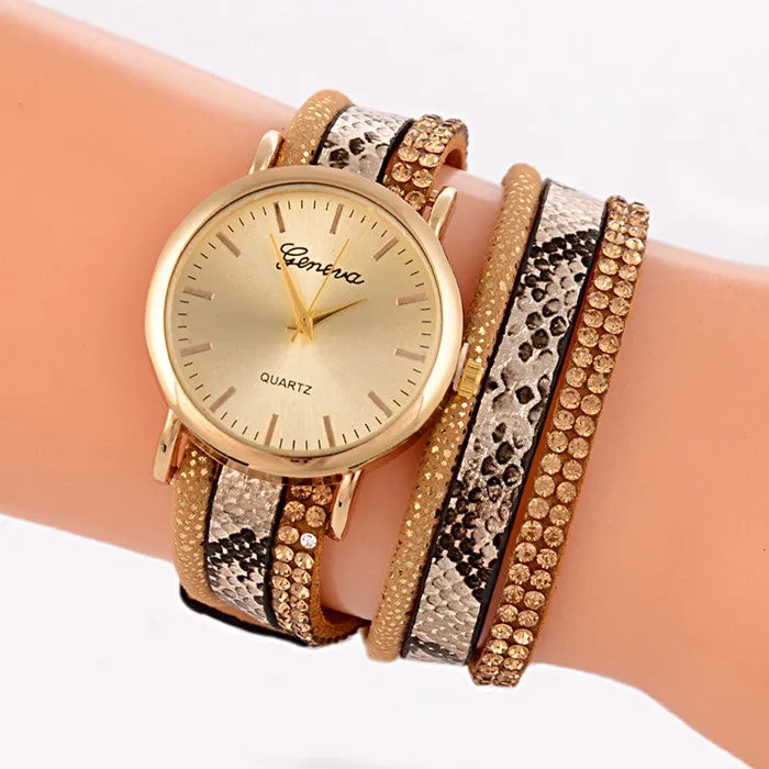 New Fashion Snake Grain Bracelet Women Watch Women Wristwatch Ladies Quartz Watch Relogio Feminino Montre Relojes Mujer Horloges