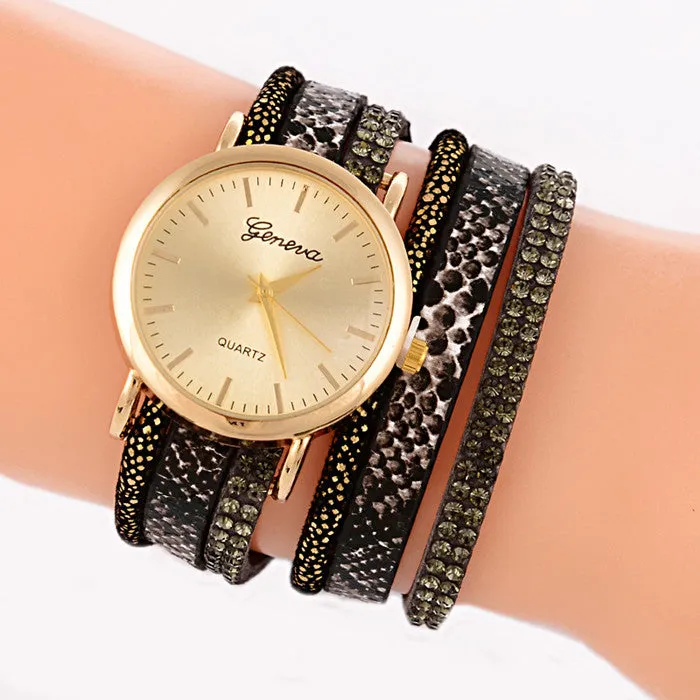 New Fashion Snake Grain Bracelet Women Watch Women Wristwatch Ladies Quartz Watch Relogio Feminino Montre Relojes Mujer Horloges