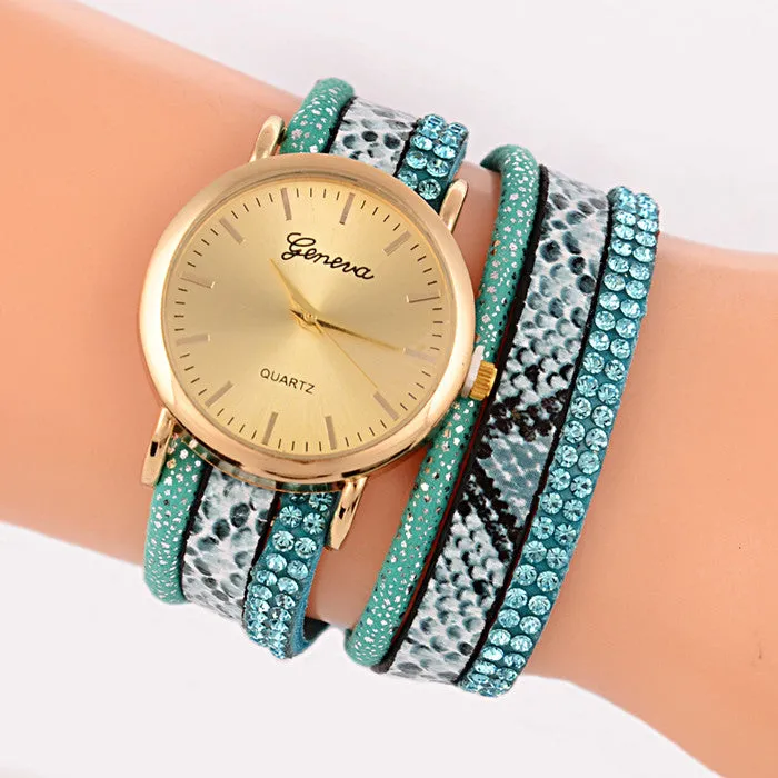 New Fashion Snake Grain Bracelet Women Watch Women Wristwatch Ladies Quartz Watch Relogio Feminino Montre Relojes Mujer Horloges