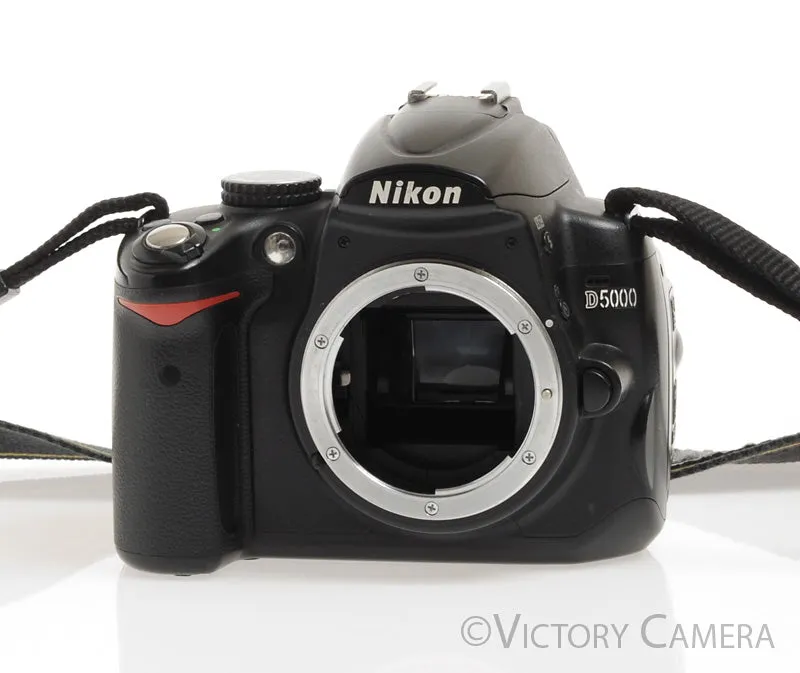 Nikon D5000 12.3MP Digital SLR Camera Body w/ Charger (~40,000 shots)