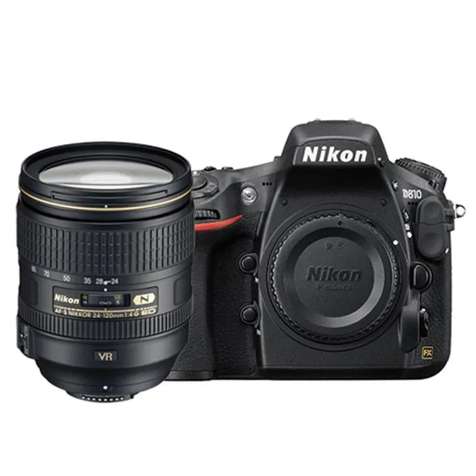 Nikon D810 DSLR Camera with 24-120mm Lens