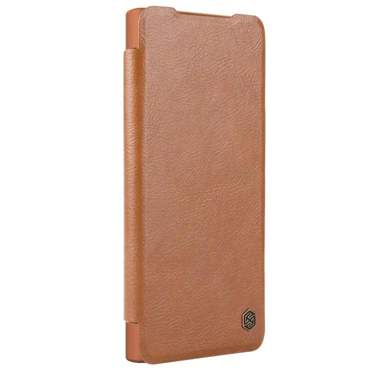 NILLKIN Qin Series Leather Flip Case with Camera Protection for Samsung Galaxy S24 Ultra 5G