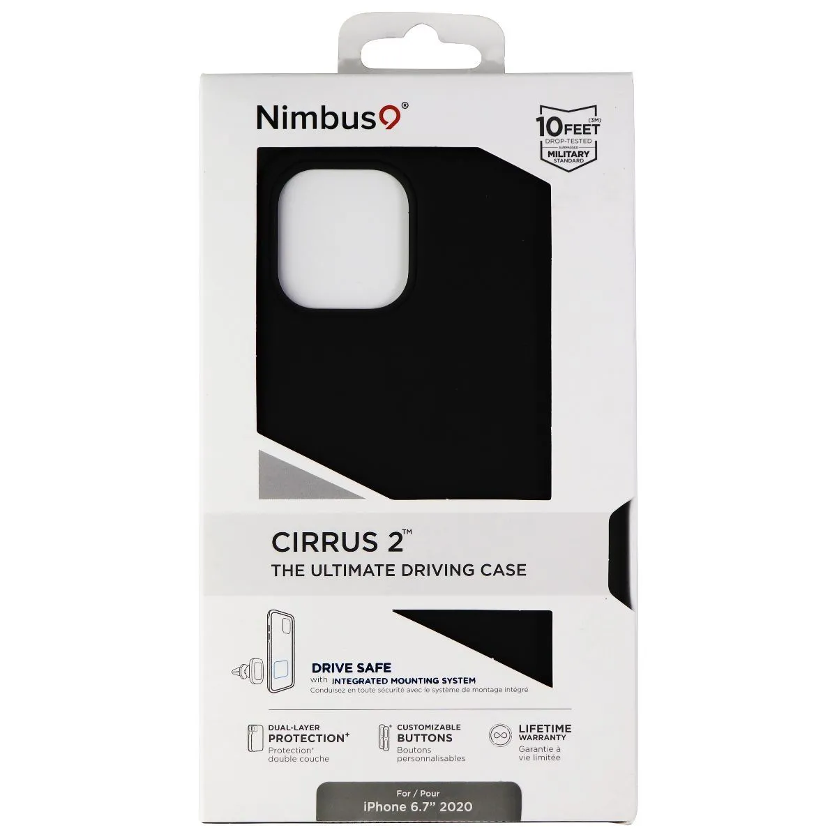 Nimbus9 Cirrus 2 Series Case for Apple iPhone 12 Pro Max - Black