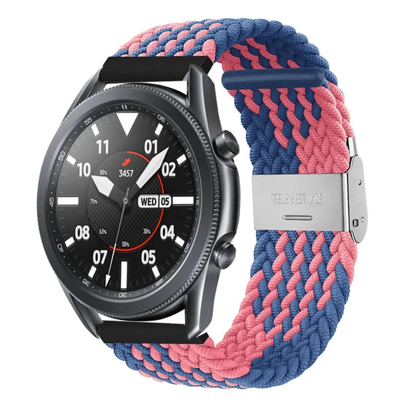 Nylon Braided Loop Watch Straps Compatible with the Seiko 22mm Range