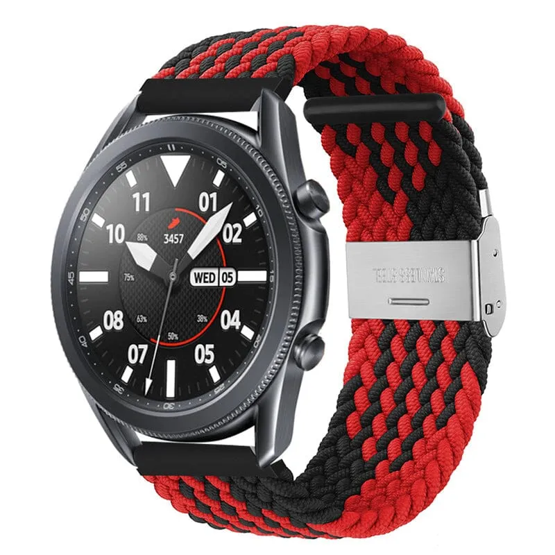 Nylon Braided Loop Watch Straps Compatible with the Seiko 22mm Range