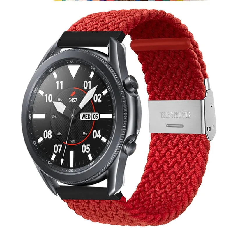 Nylon Braided Loop Watch Straps Compatible with the Seiko 22mm Range