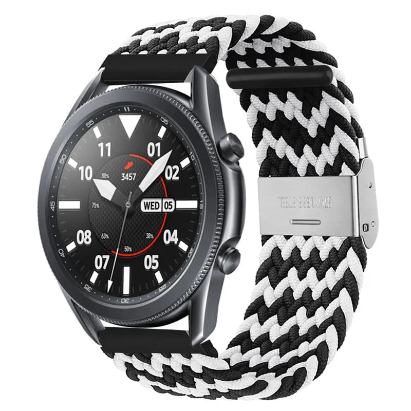 Nylon Braided Loop Watch Straps Compatible with the Seiko 22mm Range