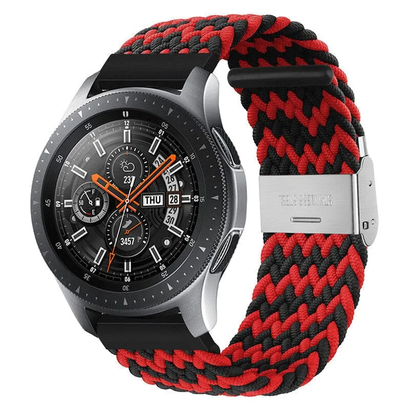 Nylon Braided Loop Watch Straps Compatible with the Seiko 22mm Range