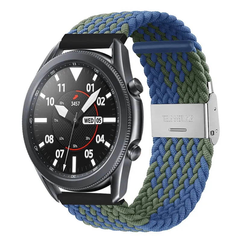 Nylon Braided Loop Watch Straps Compatible with the Seiko 22mm Range