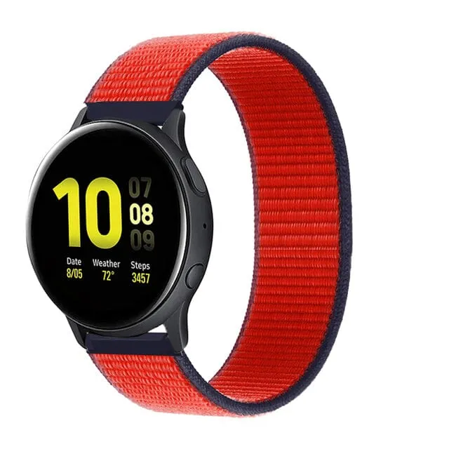 Nylon Sports Loop Watch Straps Compatible with the Fossil Women's Gen 4 Q Venture HR