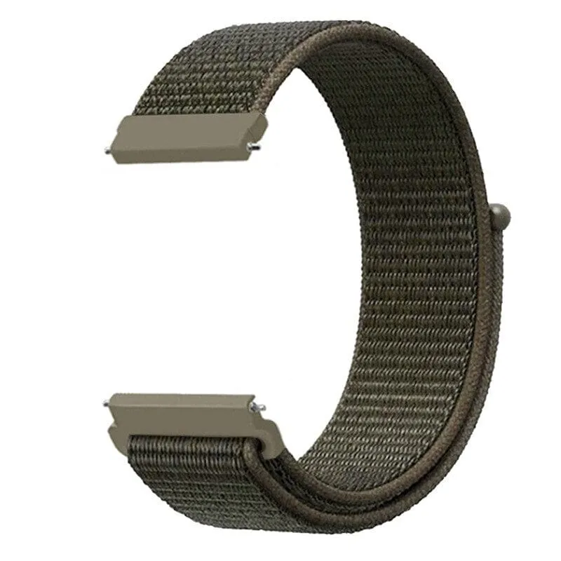 Nylon Sports Loop Watch Straps Compatible with the Fossil Women's Gen 4 Q Venture HR