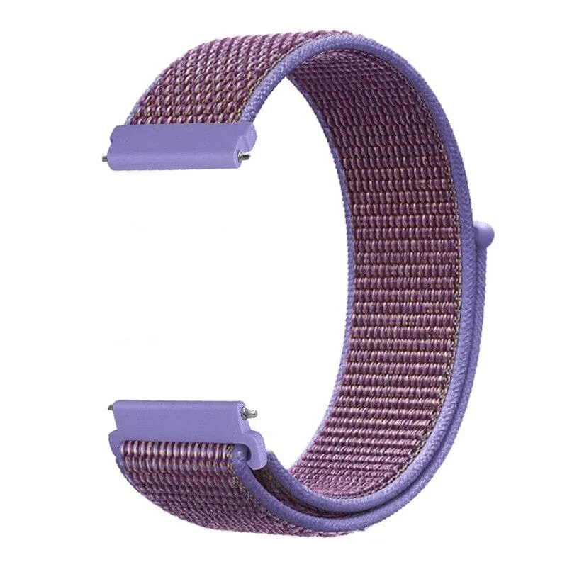 Nylon Sports Loop Watch Straps Compatible with the Fossil Women's Gen 4 Q Venture HR