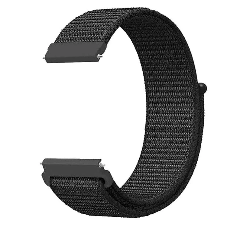 Nylon Sports Loop Watch Straps Compatible with the Fossil Women's Gen 4 Q Venture HR