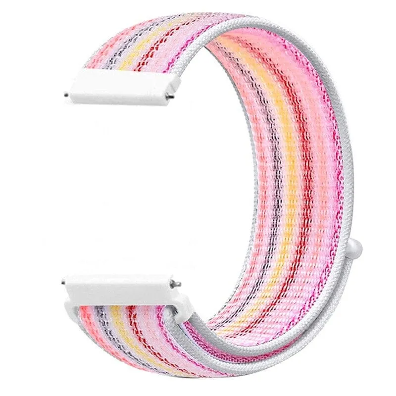 Nylon Sports Loop Watch Straps Compatible with the Fossil Women's Gen 4 Q Venture HR