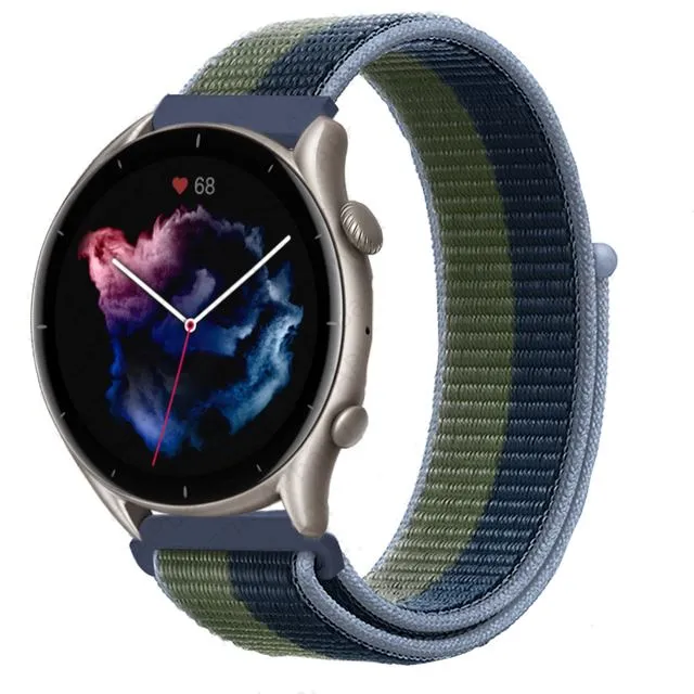 Nylon Sports Loop Watch Straps Compatible with the Huawei Talkband B5